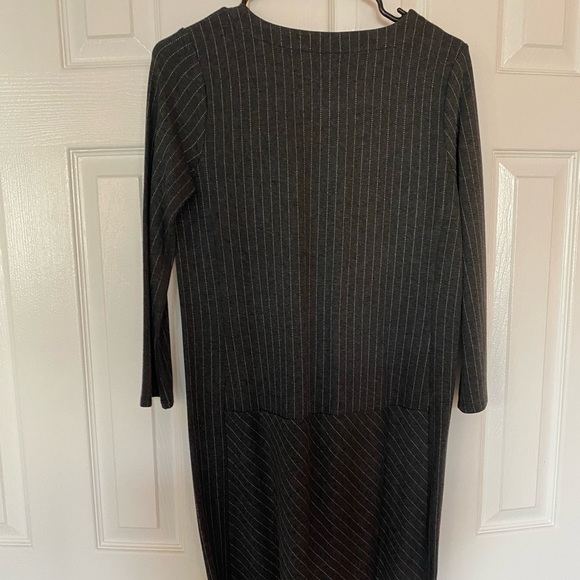 J.Jill Ponte Knit Pinstriped Dress XS - Picture 5 of 5